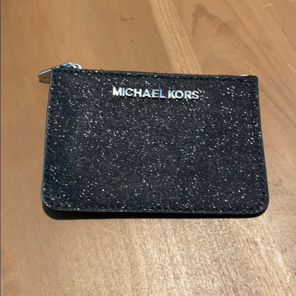 Michael Kors SM Zip top ID Wallet key ring